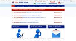 Desktop Screenshot of dnasolutions.es