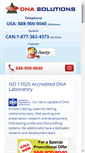 Mobile Screenshot of dnasolutions.com